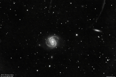 M100 - The Blowdryer Galaxy taken with 6SE and T2i